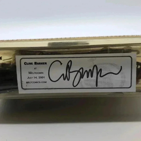 Signed Clive Barker Tortured Souls action figure 1 Agonestes Face of Genesis - Picture 8 of 8